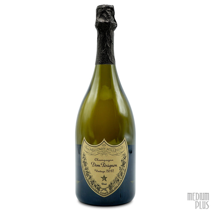 Dom Pérignon Vintage 2012 champagne bottle on a clean white background