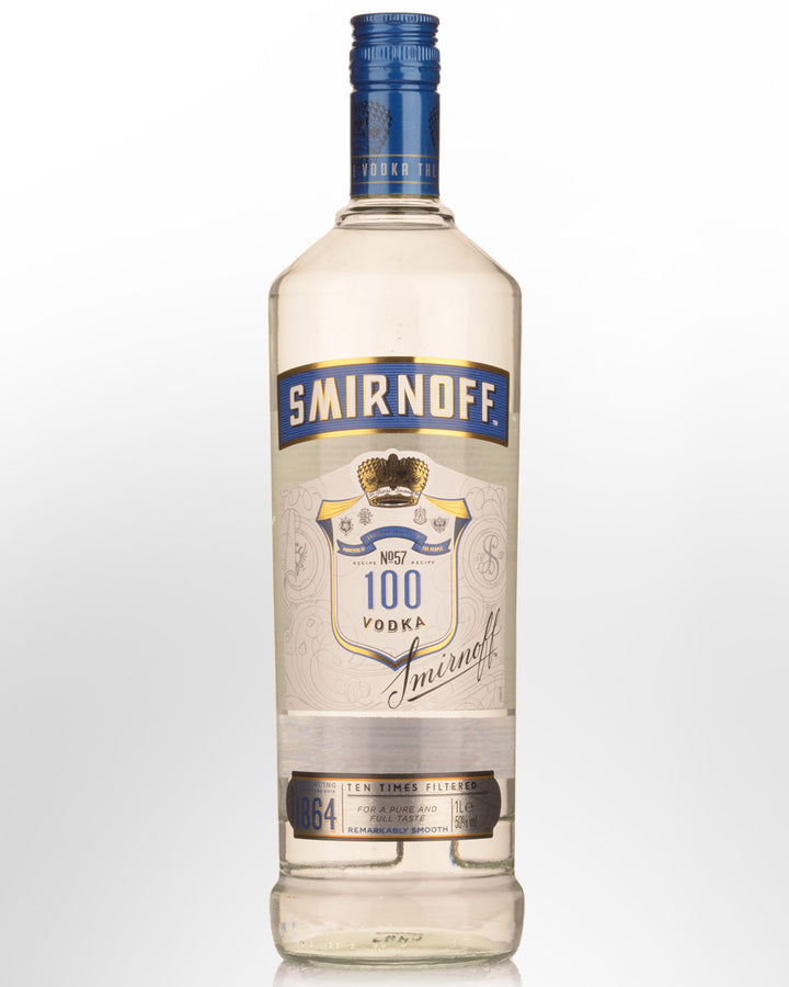 Smirnoff Blue product bottle on a clean white background