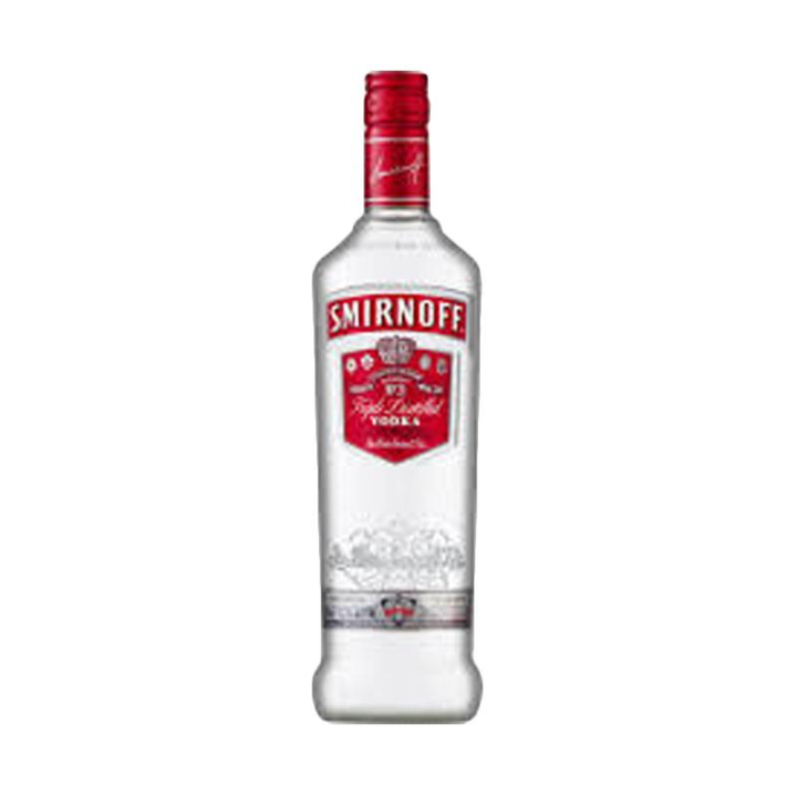 Smirnoff Red Label vodka bottle