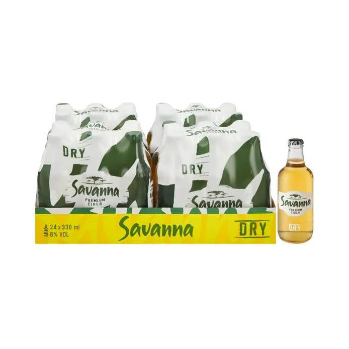 Savanna Dry Premium Cider 24 x 330 ml master case