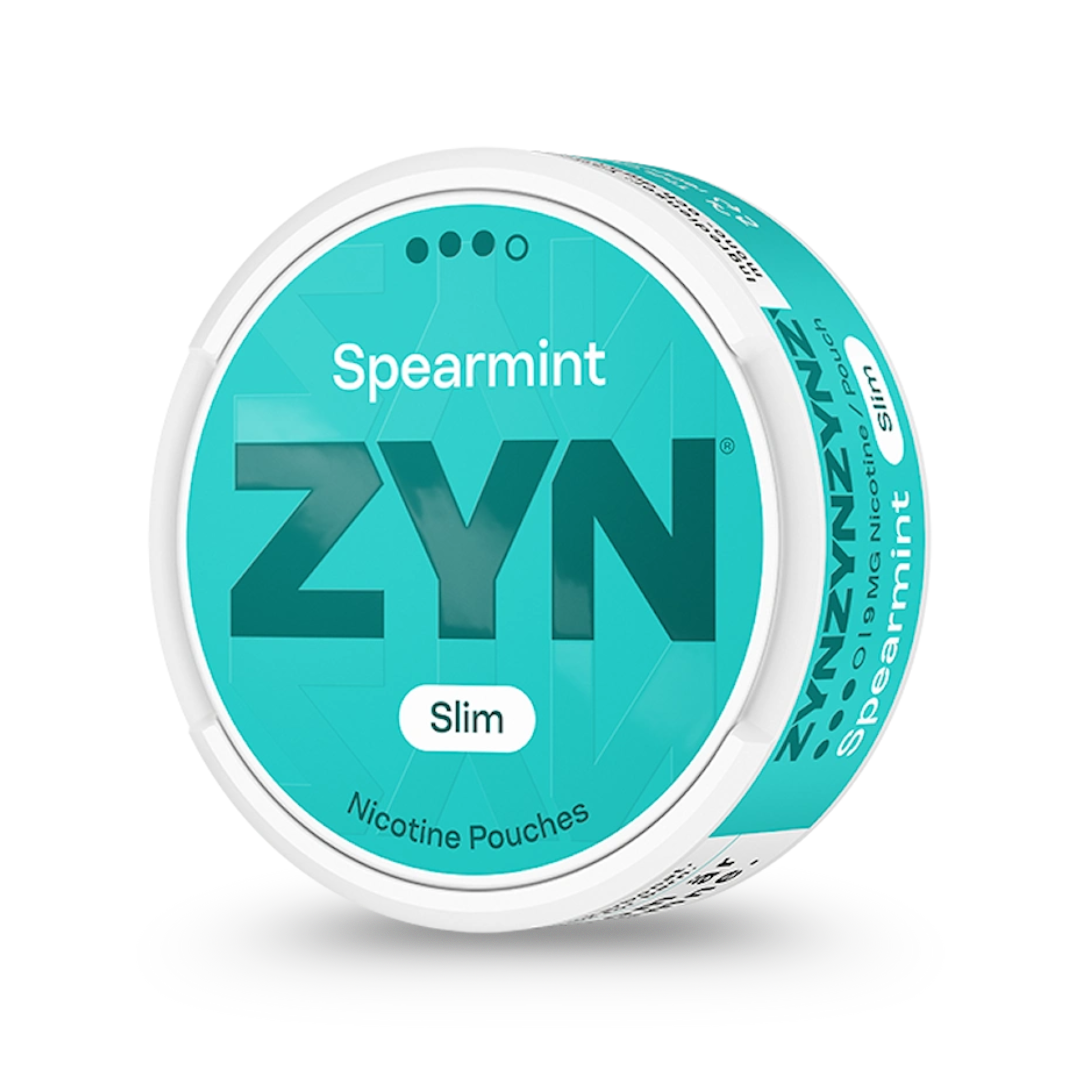 ZYN Sweden nicotine pouch can on a clean background