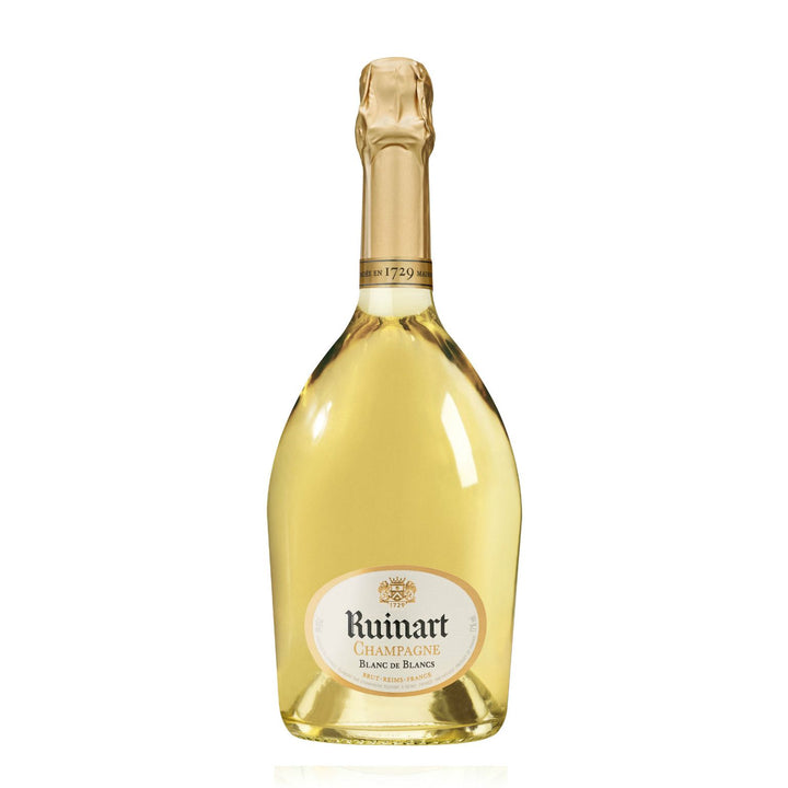Ruinart Blanc De Blanc product bottle on a clean white background