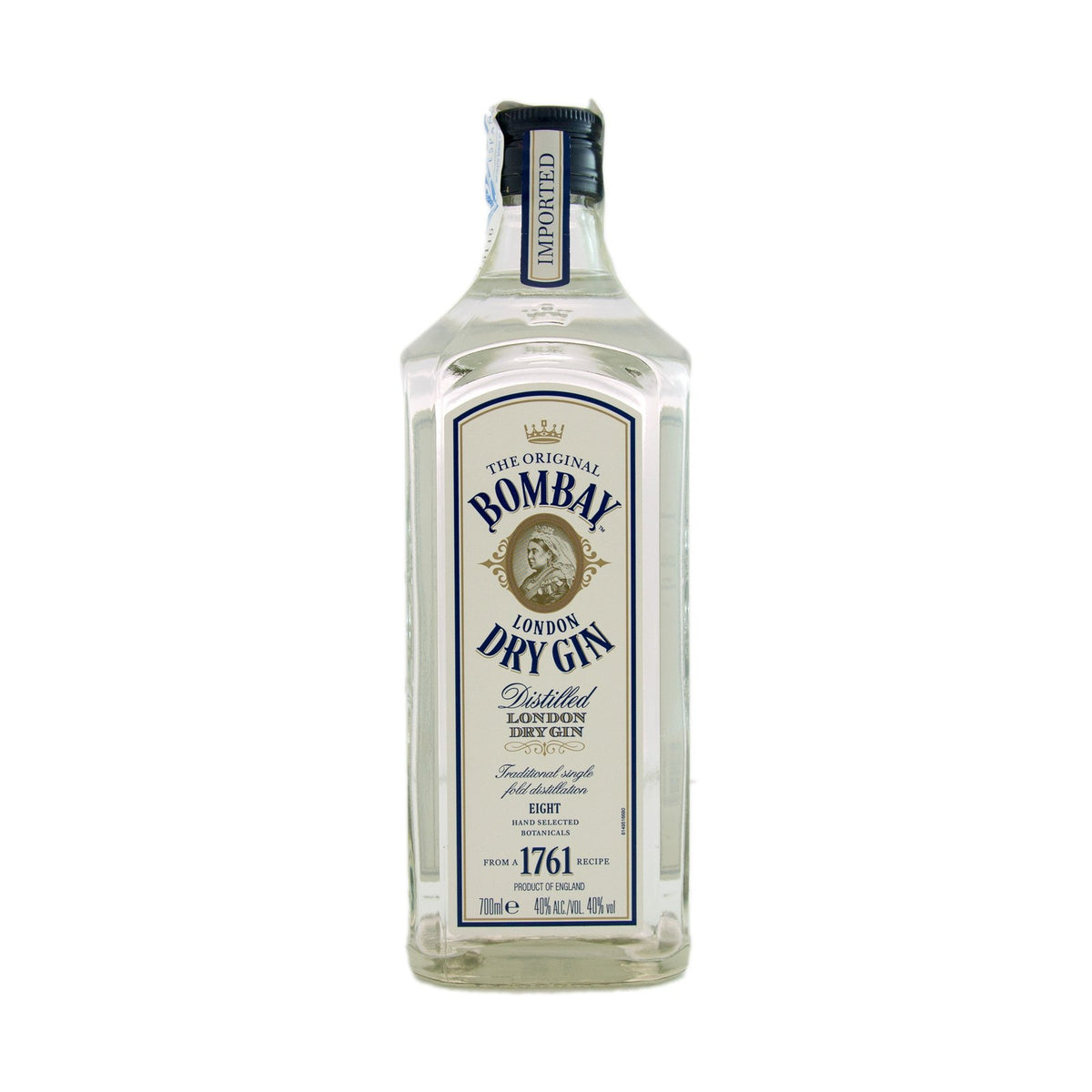 Bombay Original Gin gin bottle on a clean white background