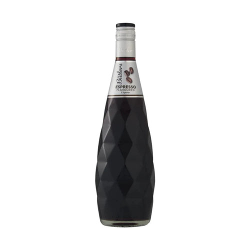 Butlers Espresso liqueur bottle on a clean white background