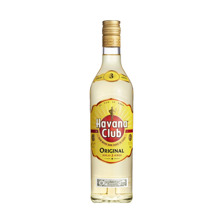 Havana Club Rhum Anejo 3YO rum bottle on a clean white background