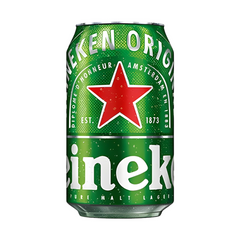 Heineken Original 330 ml can on a clean white background