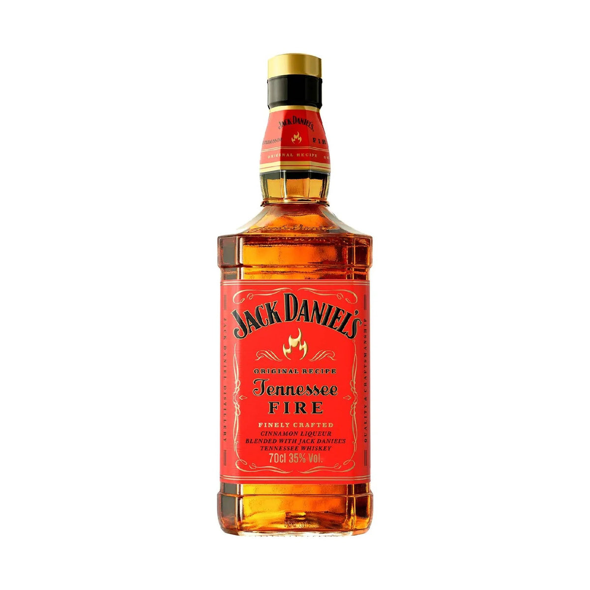 Jack Daniel's Tennessee Fire 700 ml bottle on a clean white background