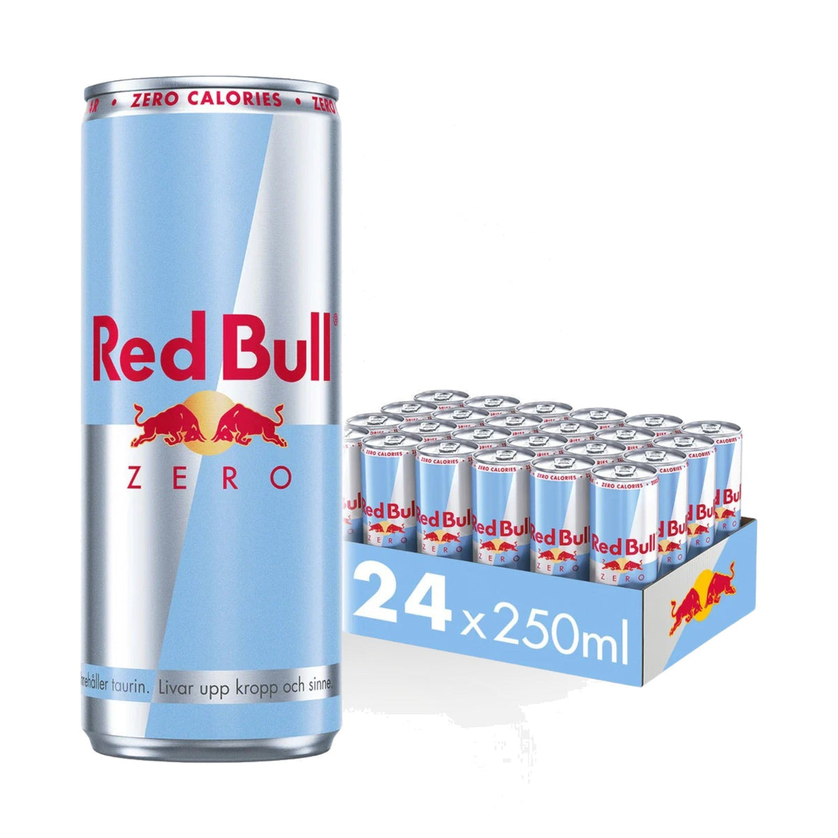 Red Bull Zero wholesale case of 24 x 250 ml cans