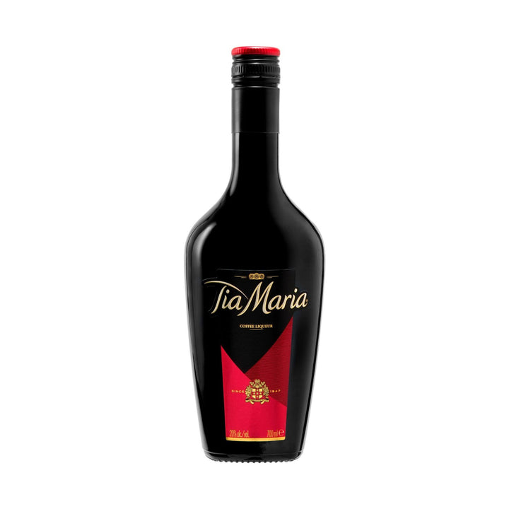 Tia Maria liqueur bottle on a clean white background
