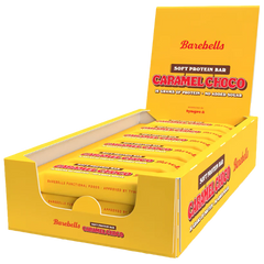 Barebells Soft Protein Bars Caramel Choco 12-bar wholesale display case