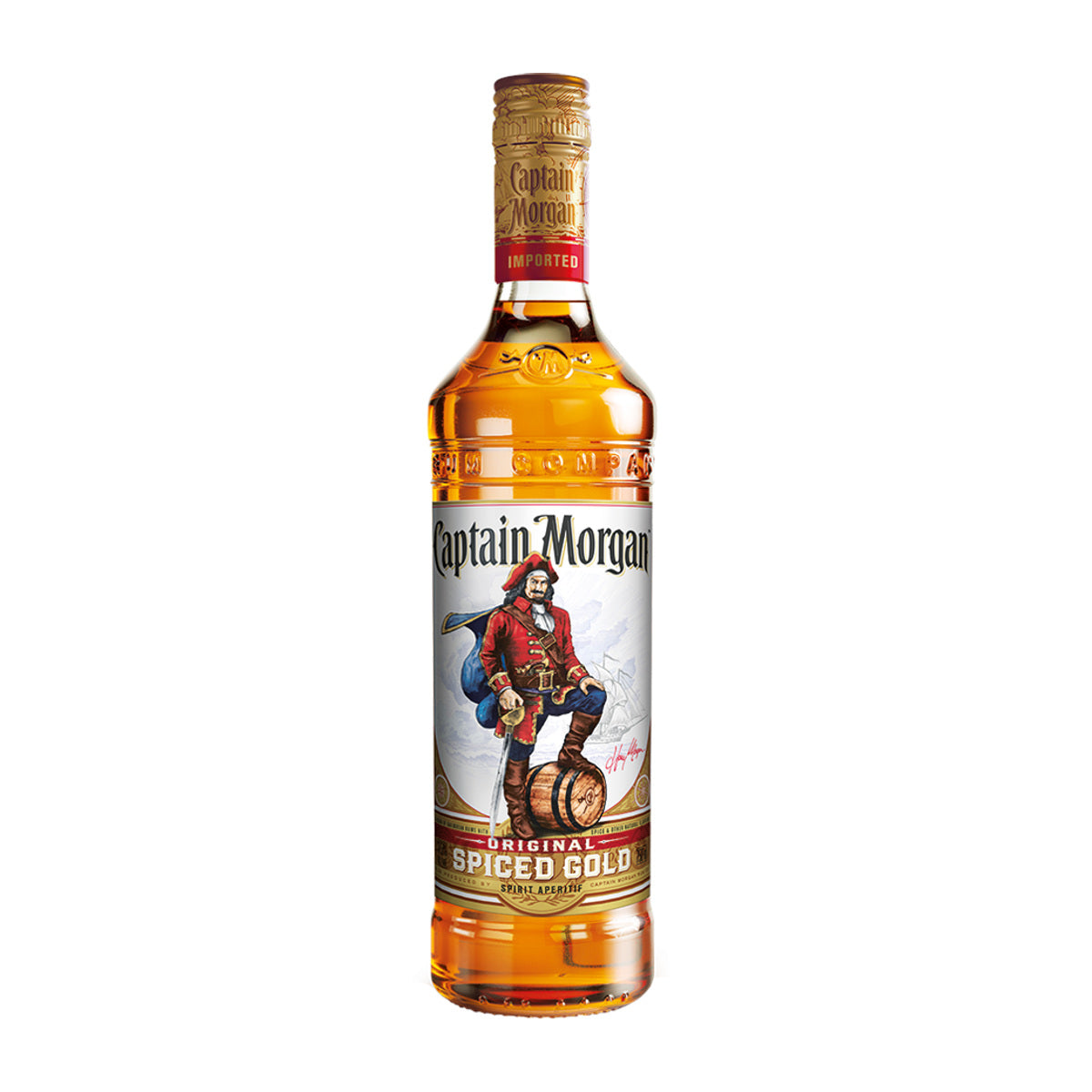 Captain Morgan Original Spiced Gold 12 × 750 ml product pack
