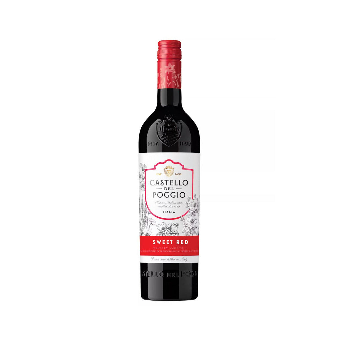 Castello Del Poggio Sweet Red 750 ml product pack