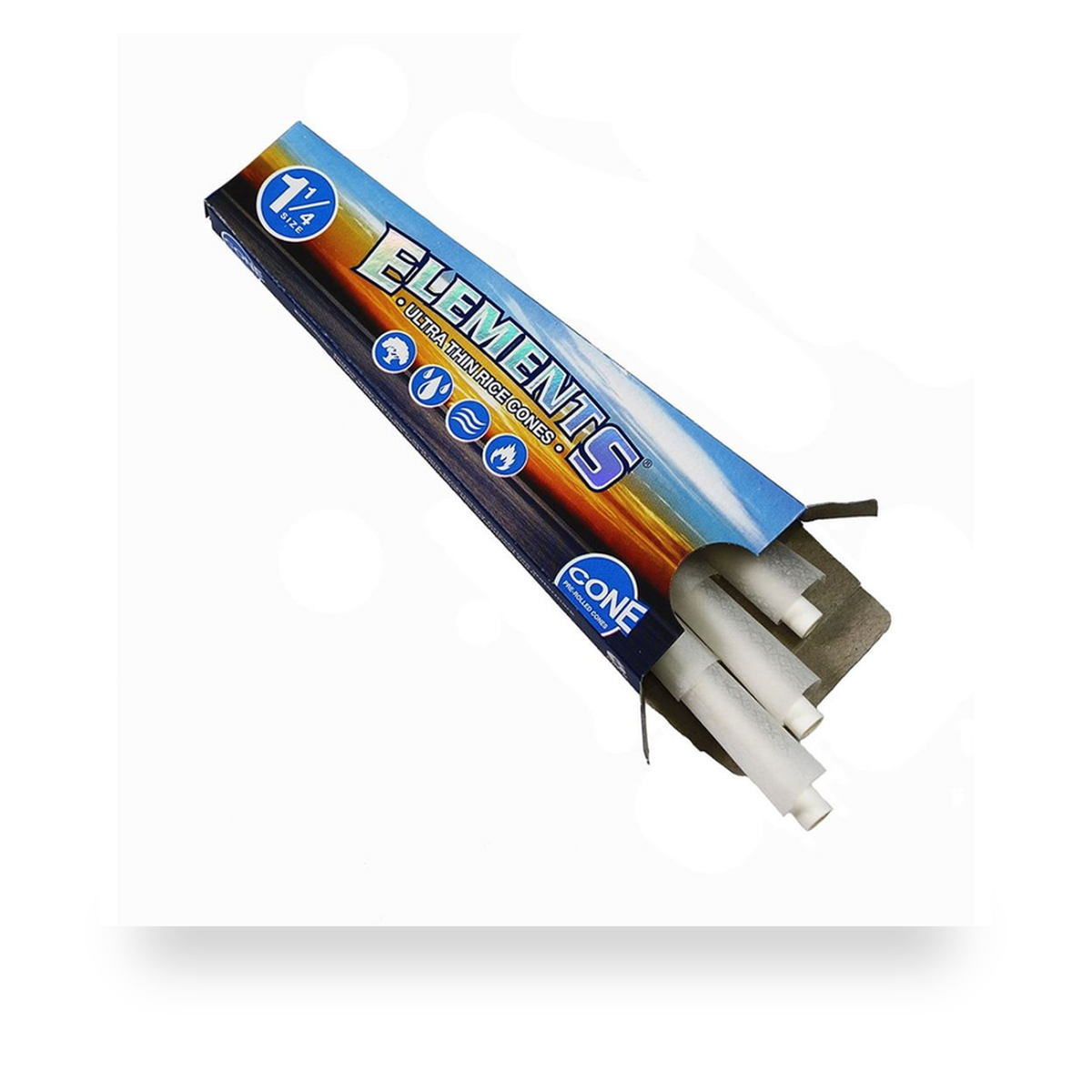 Elements 1¼ Cones - 6 Pack retail product pack on white background