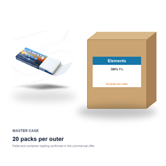 Elements 300's 1¼ master case - 20 packs per outer