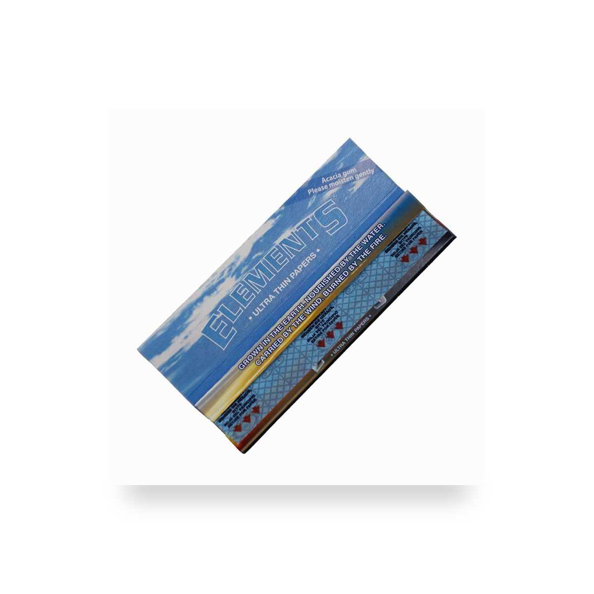 Elements Blue King Size Slim retail product pack on white background