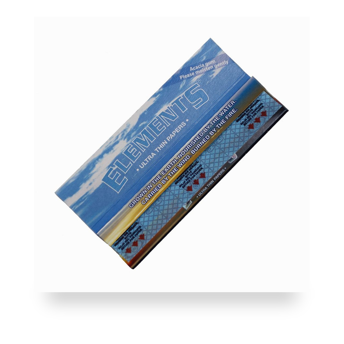 Elements Blue King Size Slim retail product pack on white background