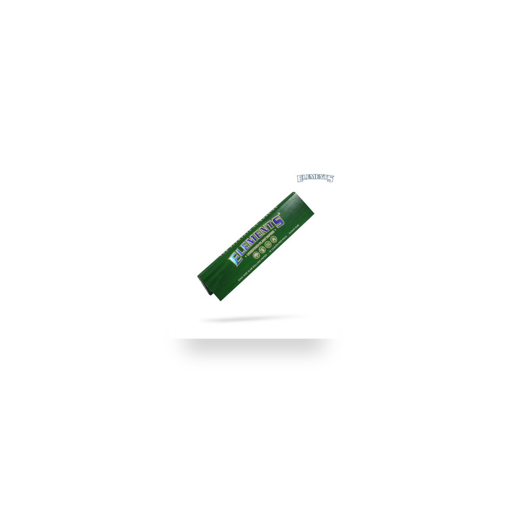 Elements Green King Size Slim retail product pack on white background