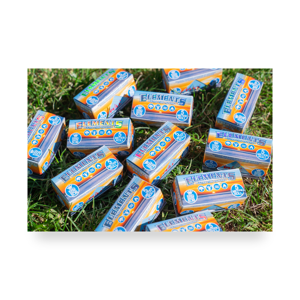 Elements King Size Rolls retail product pack on white background