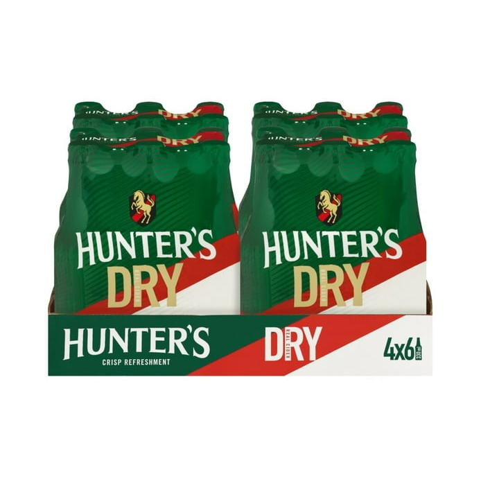 Hunter's Dry cider 24 x 330 ml master case