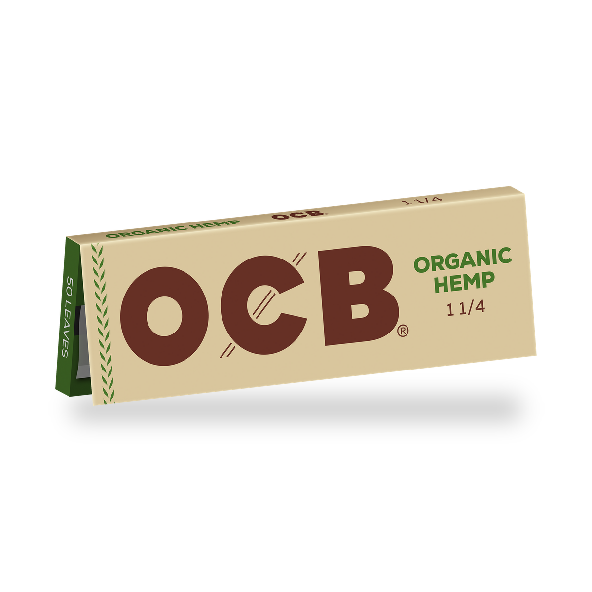 OCB Organic 1¼ retail product pack on white background