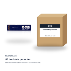 OCB Ultimate King Size Slim master case - 50 booklets per outer