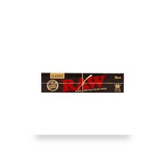 RAW Black King Size Slim retail product pack on white background