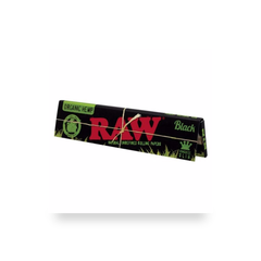 RAW Black Organic Hemp King Size Slim retail product pack on white background