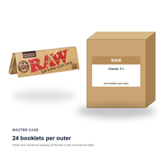 RAW Classic 1¼ master case - 24 booklets per outer