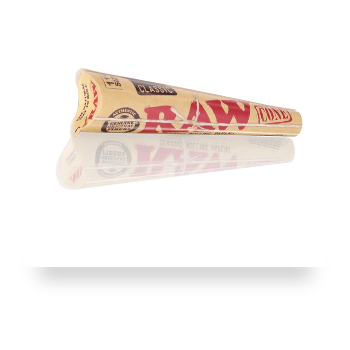 RAW Classic 1¼ Cones - 6 Pack retail product pack on white background
