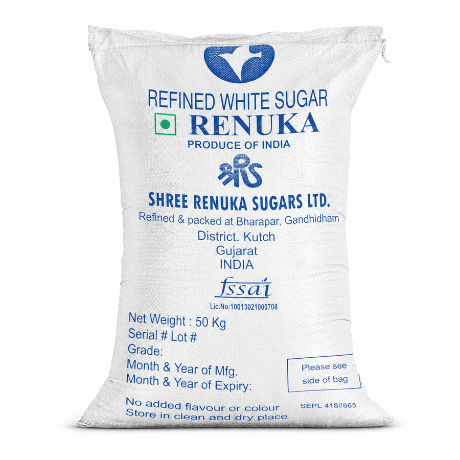 Shree Renuka Refined White Sugar 50 kg