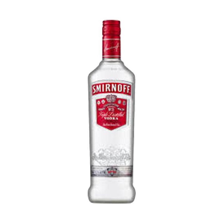 Smirnoff Red Label vodka bottle