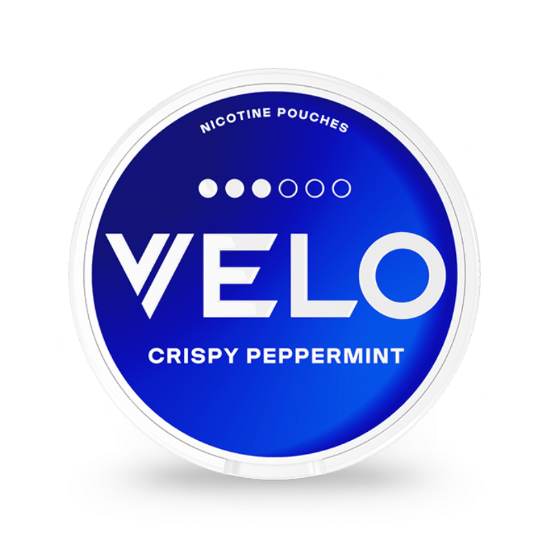 VELO Sweden nicotine pouch can on a clean background