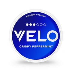 VELO Sweden nicotine pouch can on a clean background